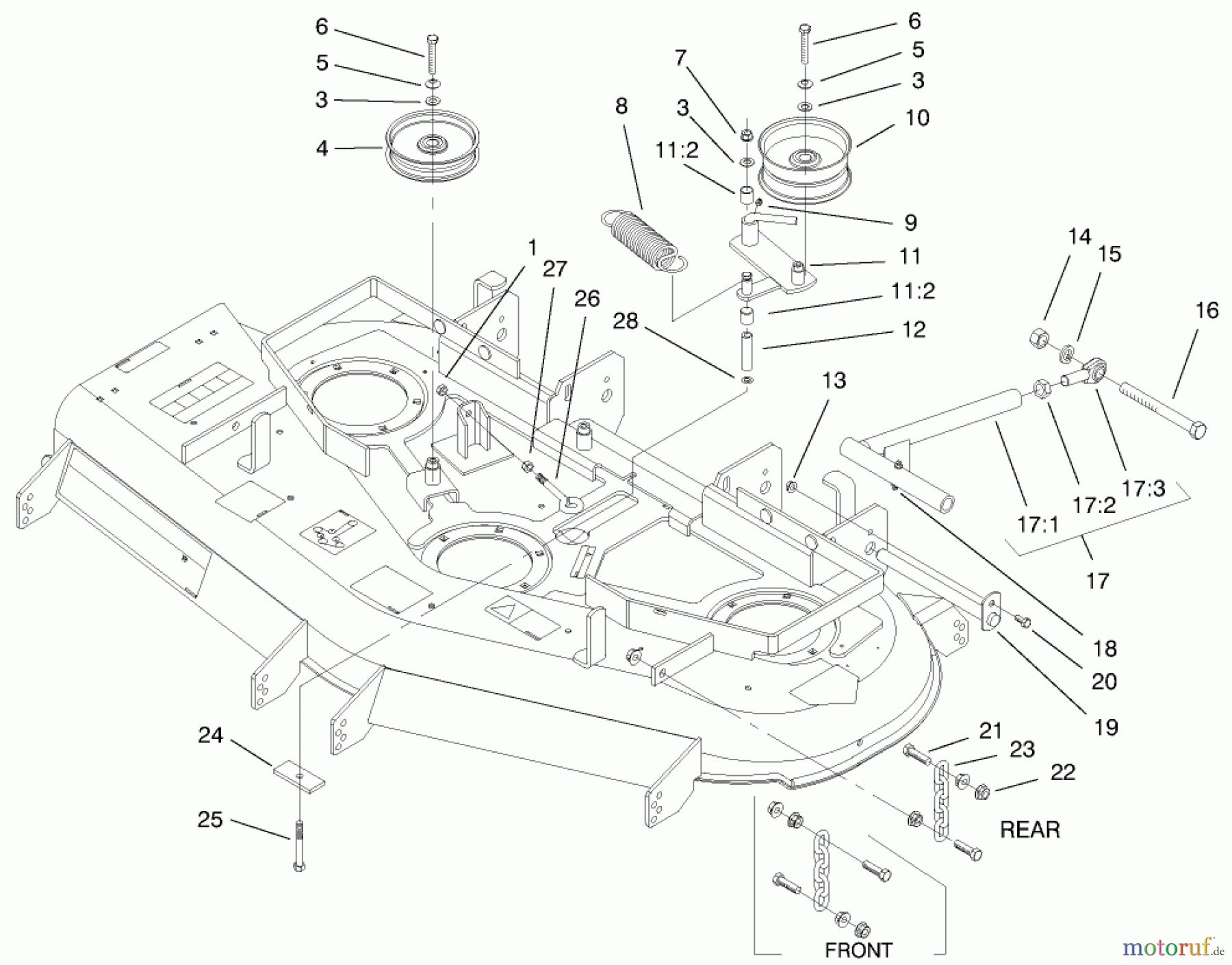  Zerto-Turn Mäher 74173 (Z149) - Toro Z Master Mower, 52