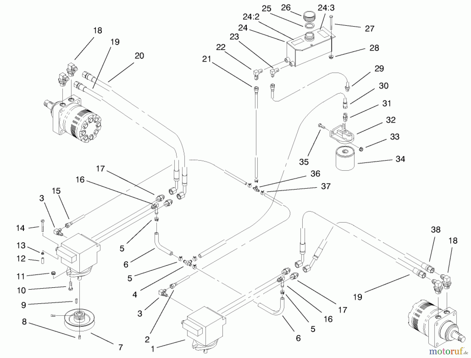  Zerto-Turn Mäher 74173 (Z149) - Toro Z Master Mower, 52