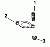 Zerto-Turn Mäher 74174 (Z153) - Toro Z Master Mower, 52" SFS Side Discharge Deck (SN: 200000001 - 200999999) (2000) Listas de piezas de repuesto y dibujos GROUP 11 EXHAUST ASSEMBLY