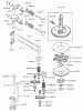 Zerto-Turn Mäher 74176 (Z147) - Toro Z Master Mower, 44" SFS Side Discharge Deck (SN: 210000001 - 210999999) (2001) Listas de piezas de repuesto y dibujos VALVE/CAMSHAFT ASSEMBLY KAWASAKI FH500V-AS10
