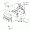 Zerto-Turn Mäher 74176 (Z147) - Toro Z Master Mower, 44" SFS Side Discharge Deck (SN: 220000263 - 220999999) (2002) Listas de piezas de repuesto y dibujos AIR-FILTER/MUFFLER ASSEMBLY KAWASAKI FH500V-ES10