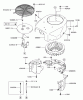 Zerto-Turn Mäher 74176 (Z147) - Toro Z Master Mower, 44" SFS Side Discharge Deck (SN: 230000001 - 230006000) (2003) Listas de piezas de repuesto y dibujos COOLING EQUIPMENT ASSEMBLY KAWASAKI FH500V-ES10