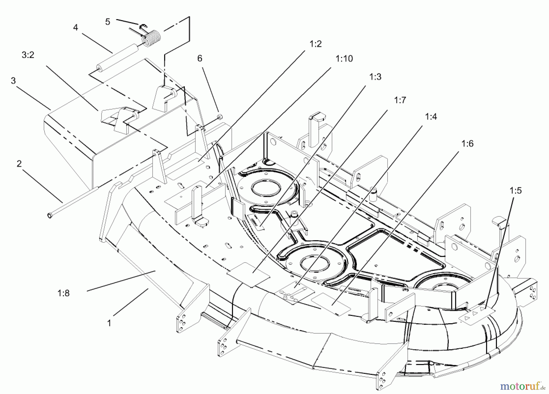  Zerto-Turn Mäher 74176 (Z147) - Toro Z Master Mower, 44