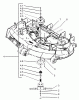 Zerto-Turn Mäher 74176 (Z147) - Toro Z Master Mower, 44" SFS Side Discharge Deck (SN: 230006001 - 230007000) (2003) Listas de piezas de repuesto y dibujos DECK SPINDLE ASSEMBLY
