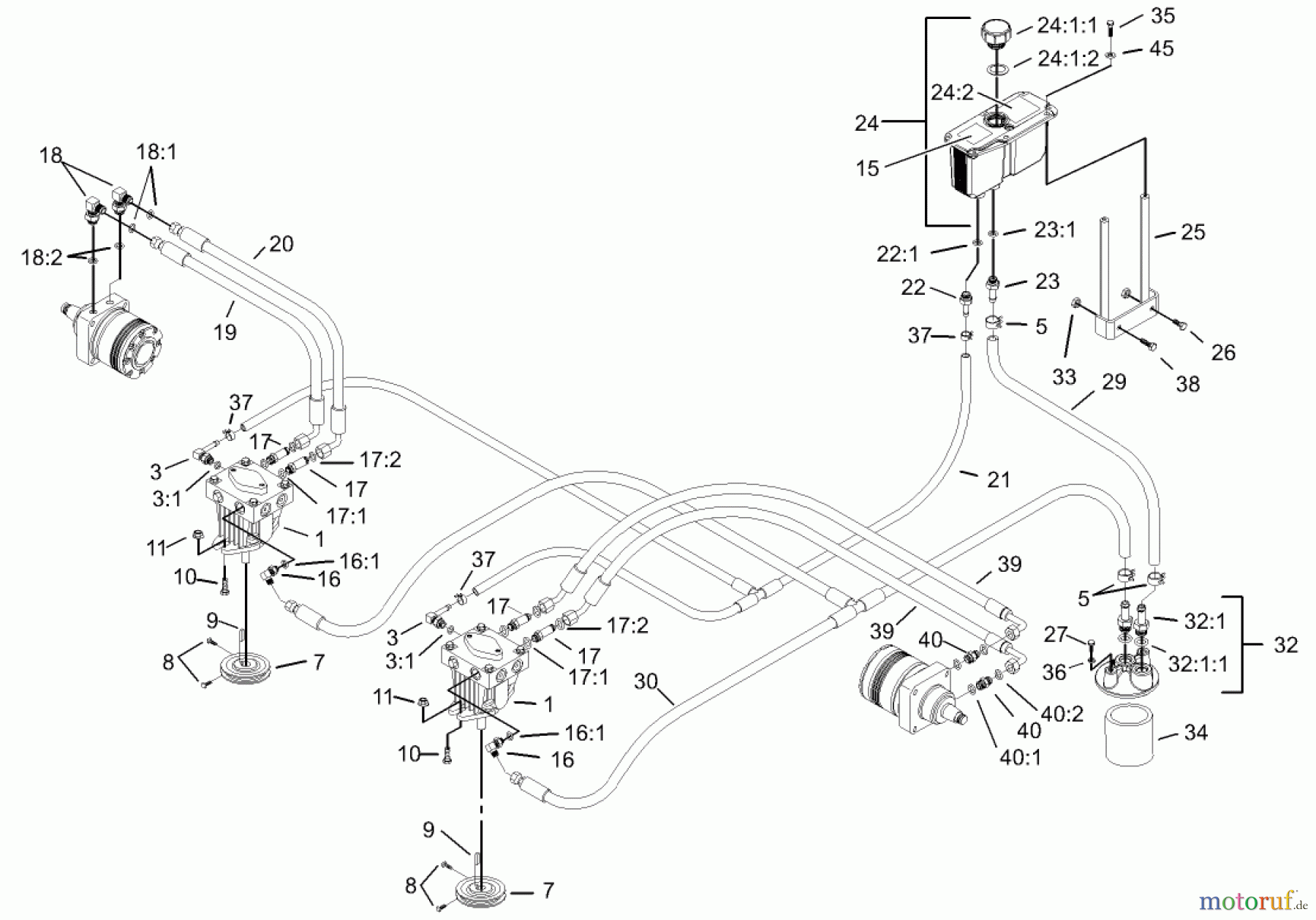  Zerto-Turn Mäher 74176 (Z147) - Toro Z Master Mower, 44