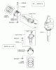 Zerto-Turn Mäher 74176TE (Z147) - Toro Z Master Mower, 112cm SFS Side Discharge Deck (SN: 230006001 - 230007000) (2003) Listas de piezas de repuesto y dibujos PISTON/CRANKSHAFT ASSEMBLY KAWASAKI FH500V-ES10