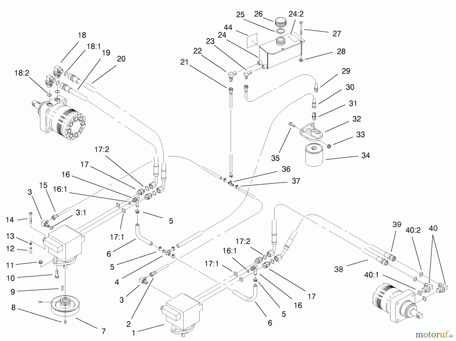  Zerto-Turn Mäher 74177 (Z150) - Toro Z Master Mower, 44