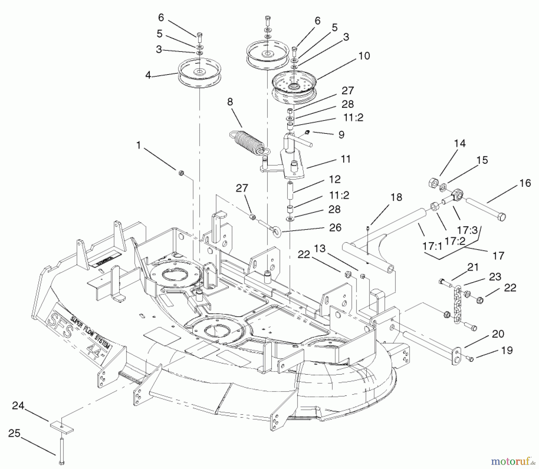  Zerto-Turn Mäher 74177 (Z150) - Toro Z Master Mower, 44