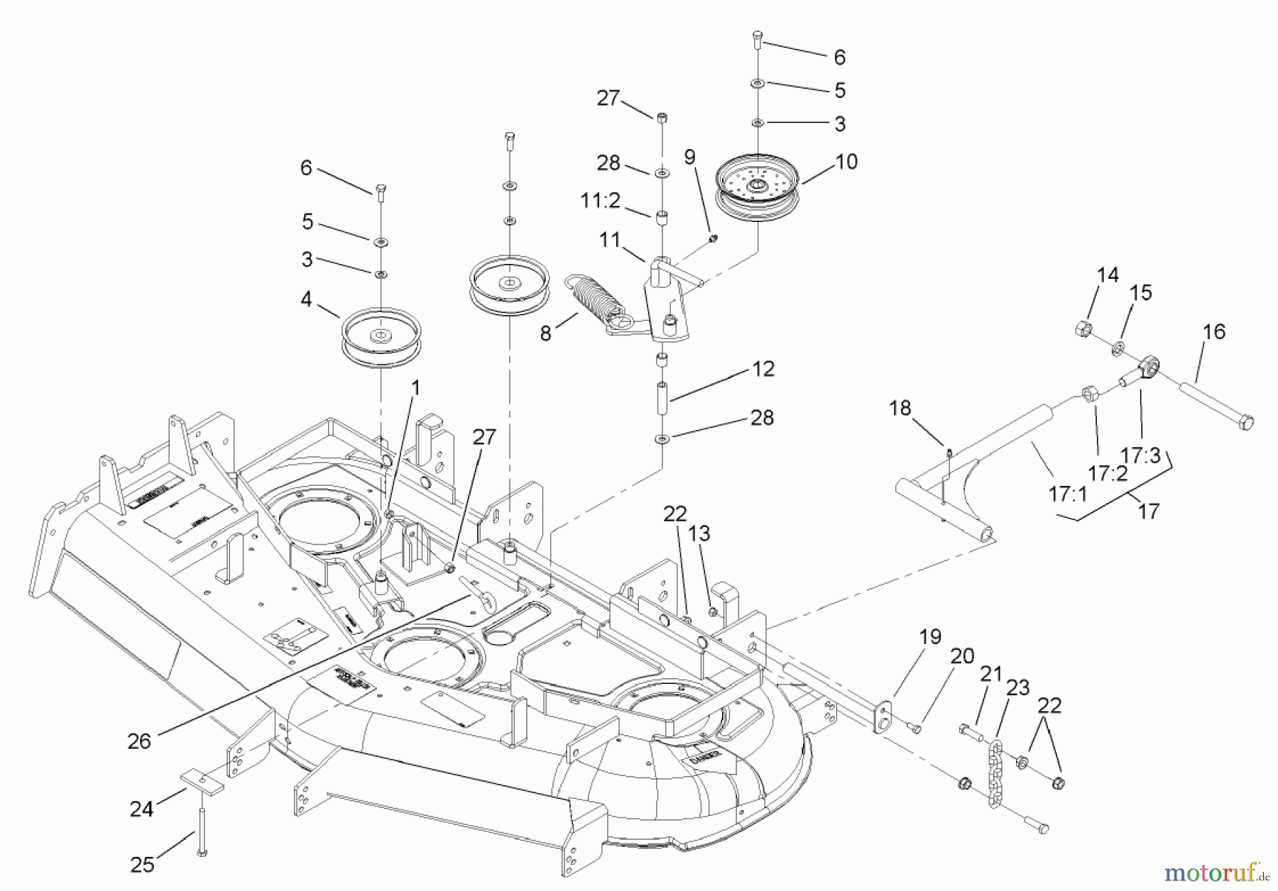  Zerto-Turn Mäher 74177 (Z150) - Toro Z Master Mower, 44