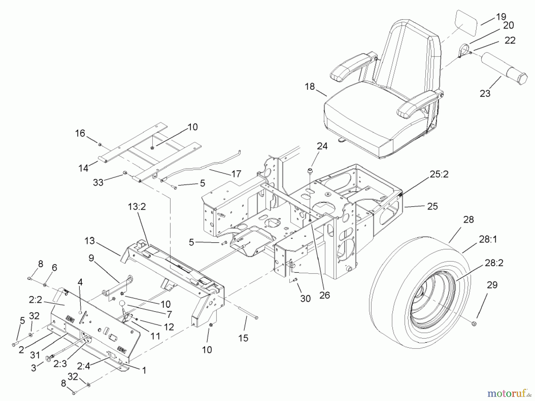  Zerto-Turn Mäher 74177 (Z150) - Toro Z Master Mower, 44