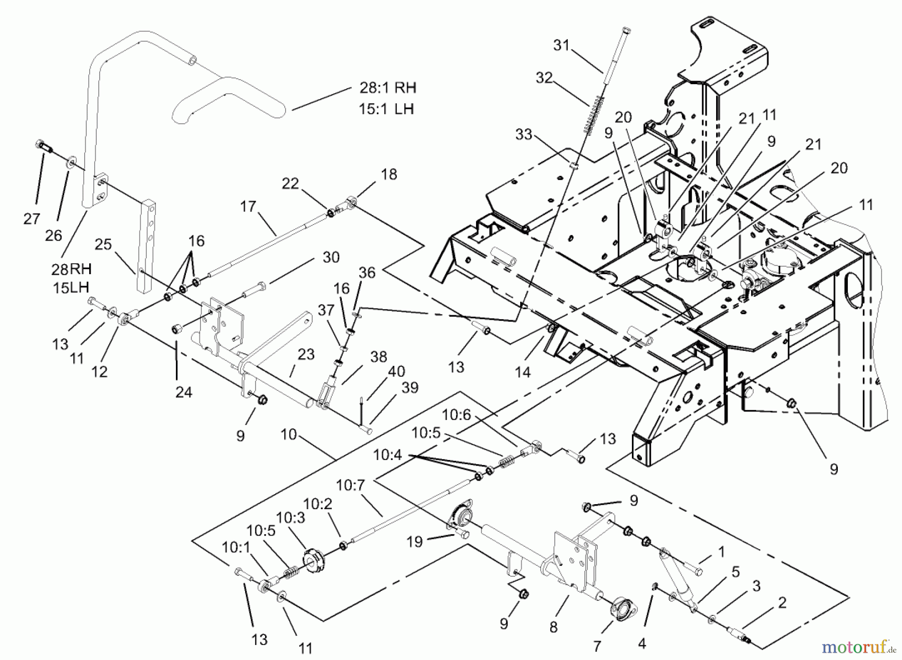  Zerto-Turn Mäher 74177 (Z150) - Toro Z Master Mower, 44