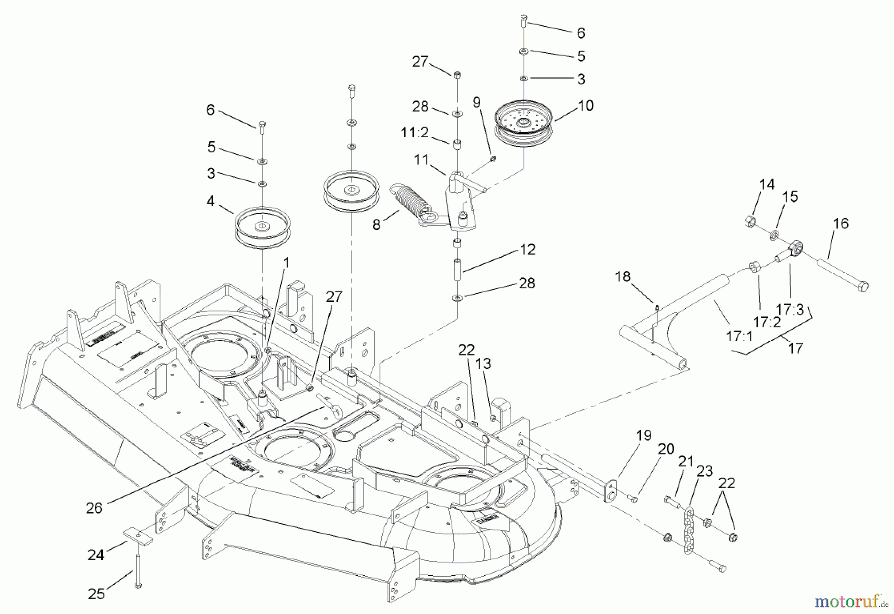  Zerto-Turn Mäher 74177 (Z150) - Toro Z Master Mower, 44