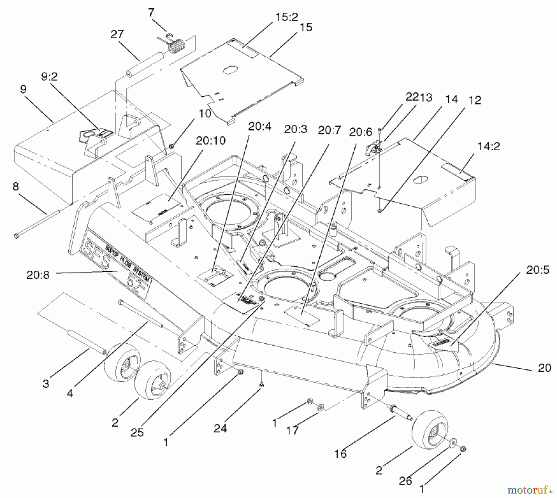  Zerto-Turn Mäher 74178 (Z150) - Toro Z Master Mower, 52