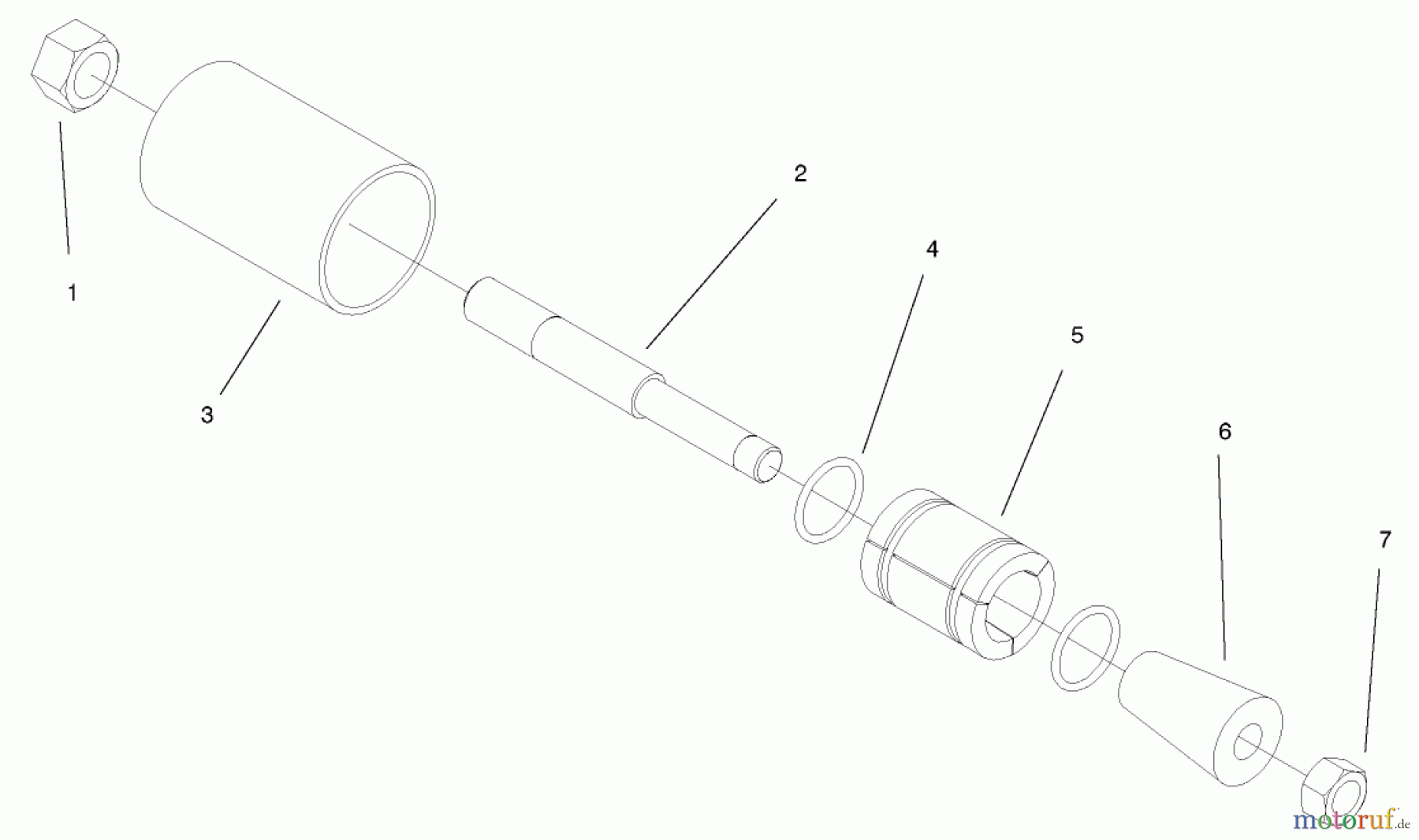  Compact Utility Attachments 22910 - Toro Vibratory Plow, Dingo Compact Utility Loaders (SN: 210000001 - 210999999) (2001) PULLER ASSEMBLY NO. 100-6290