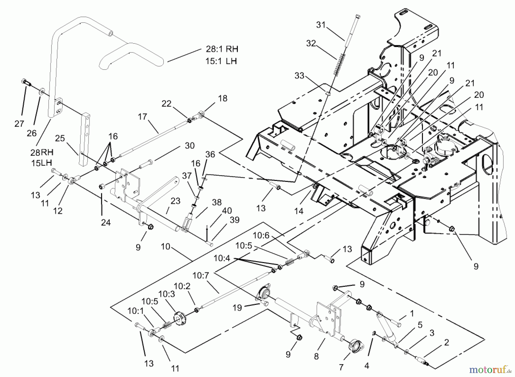  Zerto-Turn Mäher 74178 (Z150) - Toro Z Master Mower, 52