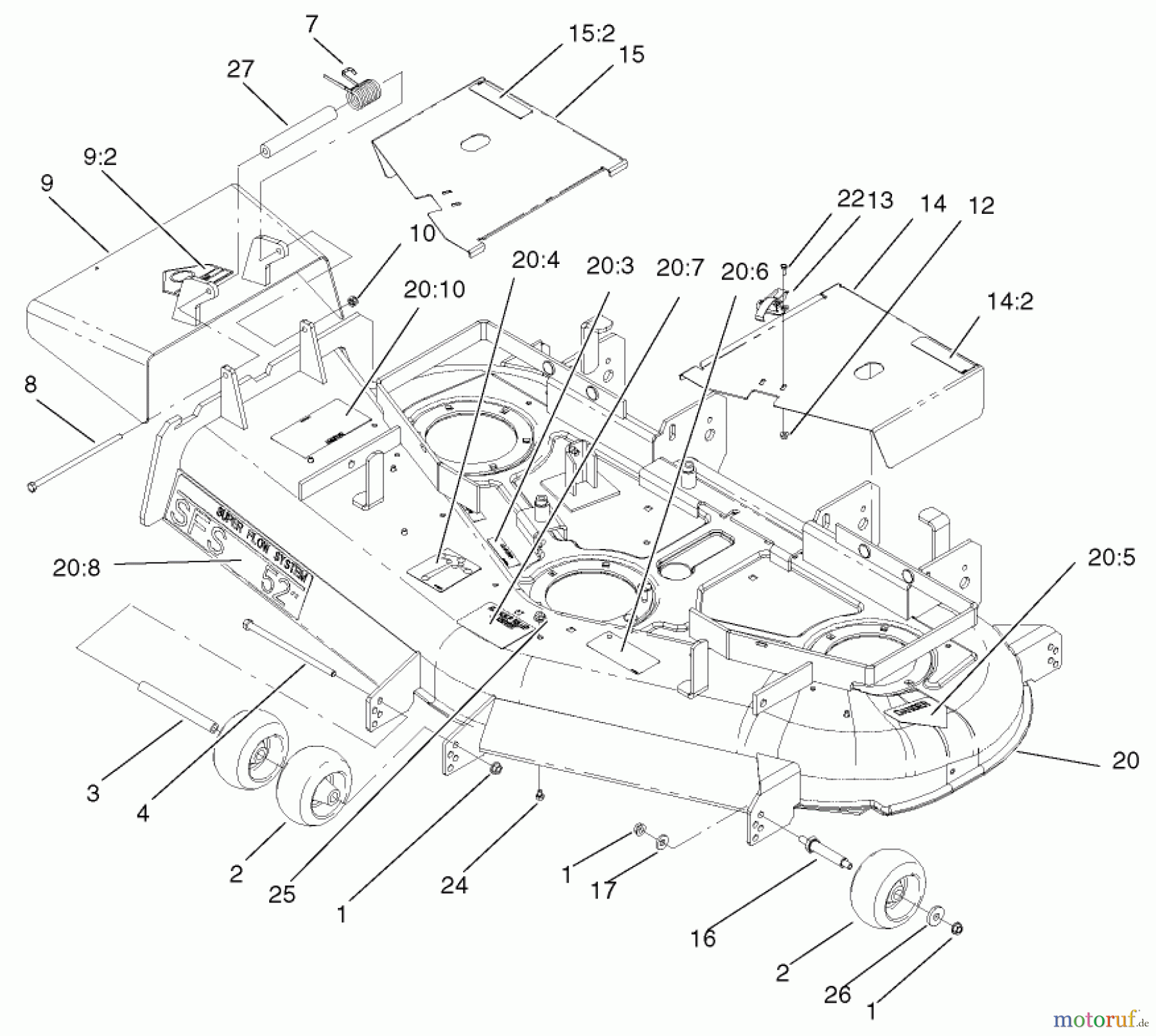  Zerto-Turn Mäher 74179 (Z149) - Toro Z Master Mower, 52