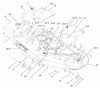 Zerto-Turn Mäher 74179 (Z149) - Toro Z Master Mower, 52" SFS Side Discharge Deck (SN: 220000389 - 220010042) (2002) Listas de piezas de repuesto y dibujos DECK ASSEMBLY