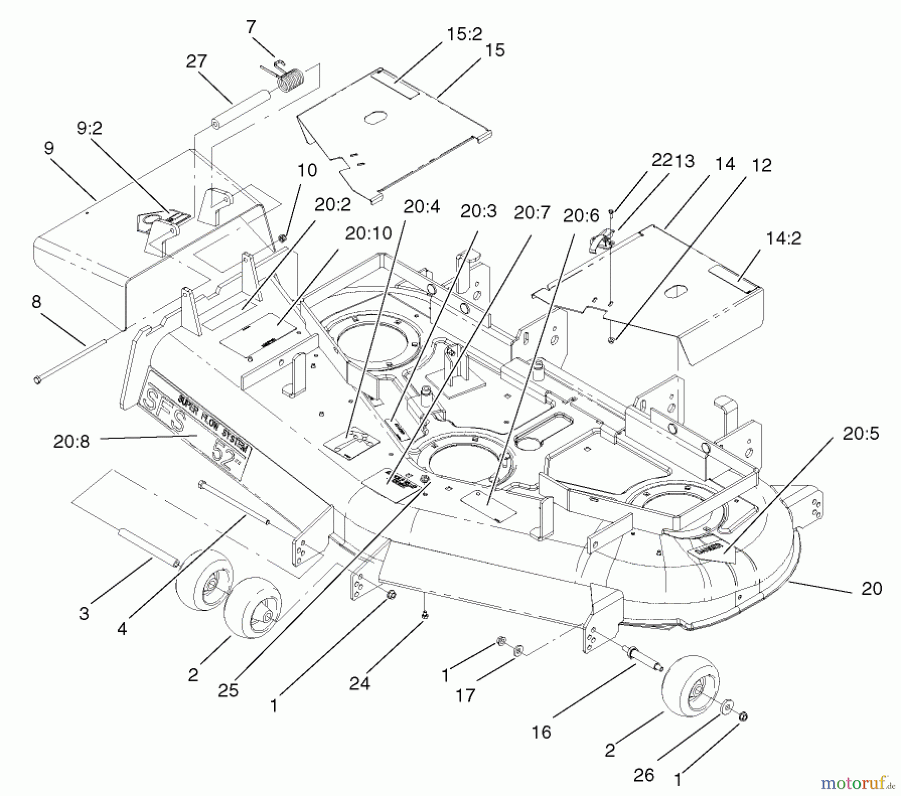  Zerto-Turn Mäher 74179 (Z149) - Toro Z Master Mower, 52