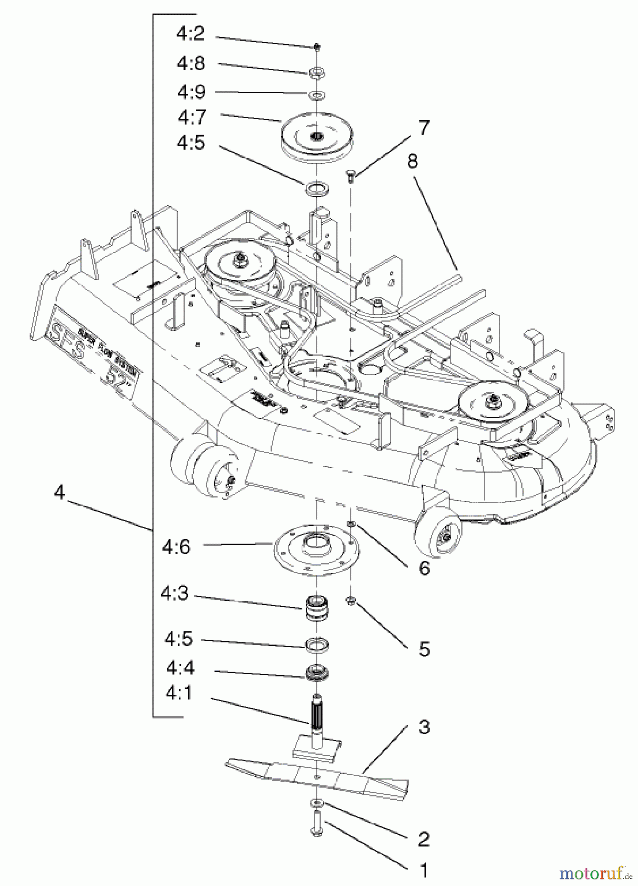  Zerto-Turn Mäher 74179 (Z149) - Toro Z Master Mower, 52