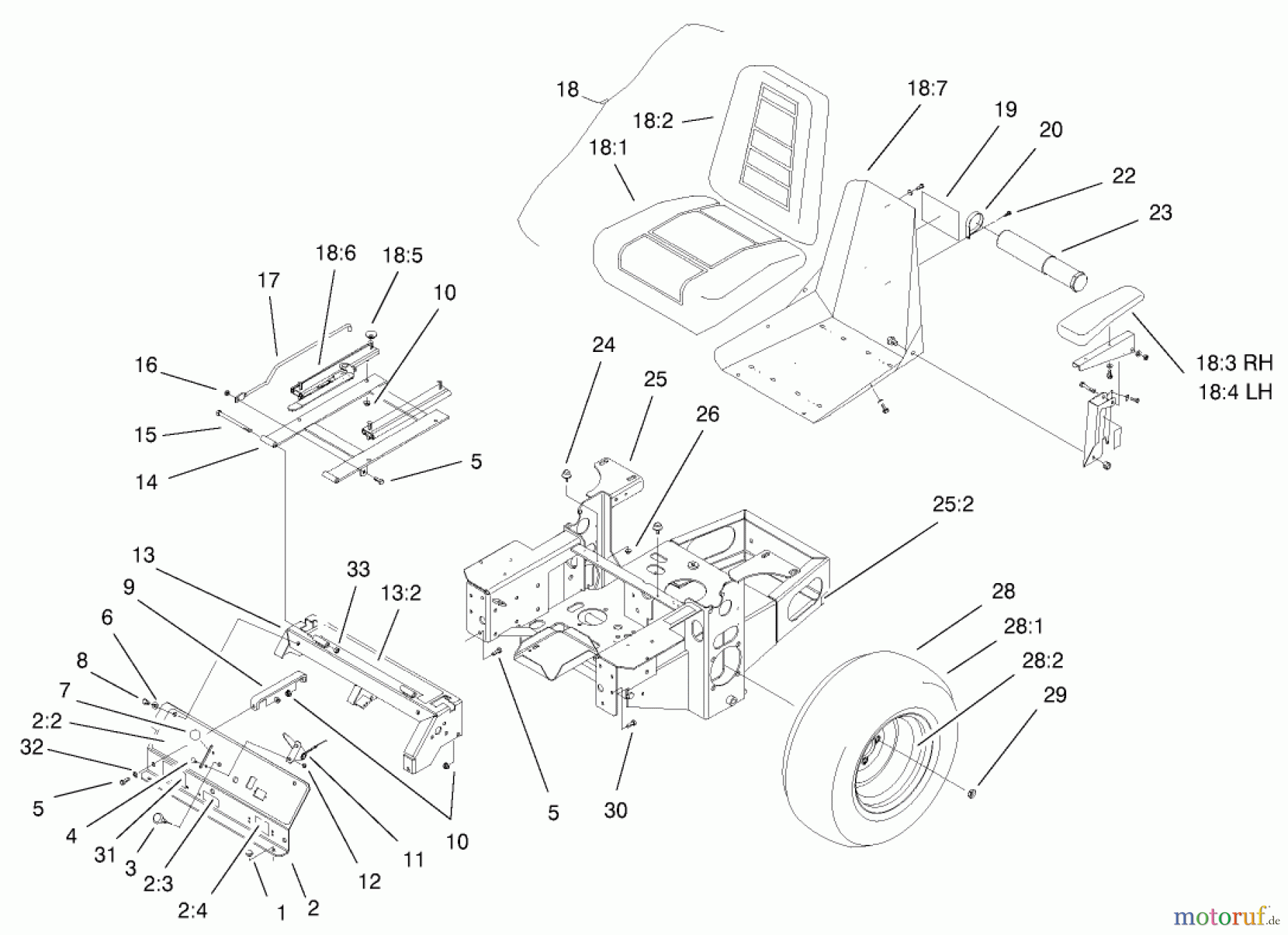  Zerto-Turn Mäher 74179 (Z149) - Toro Z Master Mower, 52