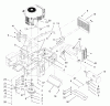 Zerto-Turn Mäher 74179 (Z149) - Toro Z Master Mower, 52" SFS Side Discharge Deck (SN: 220010043 - 220999999) (2002) Listas de piezas de repuesto y dibujos ENGINE AND CLUTCH ASSEMBLY