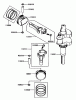 Zerto-Turn Mäher 74179 (Z149) - Toro Z Master Mower, 52" SFS Side Discharge Deck (SN: 220010043 - 220999999) (2002) Listas de piezas de repuesto y dibujos PISTON/CRANKSHAFT ASSEMBLY-KAWASAKI FH601V-AS23