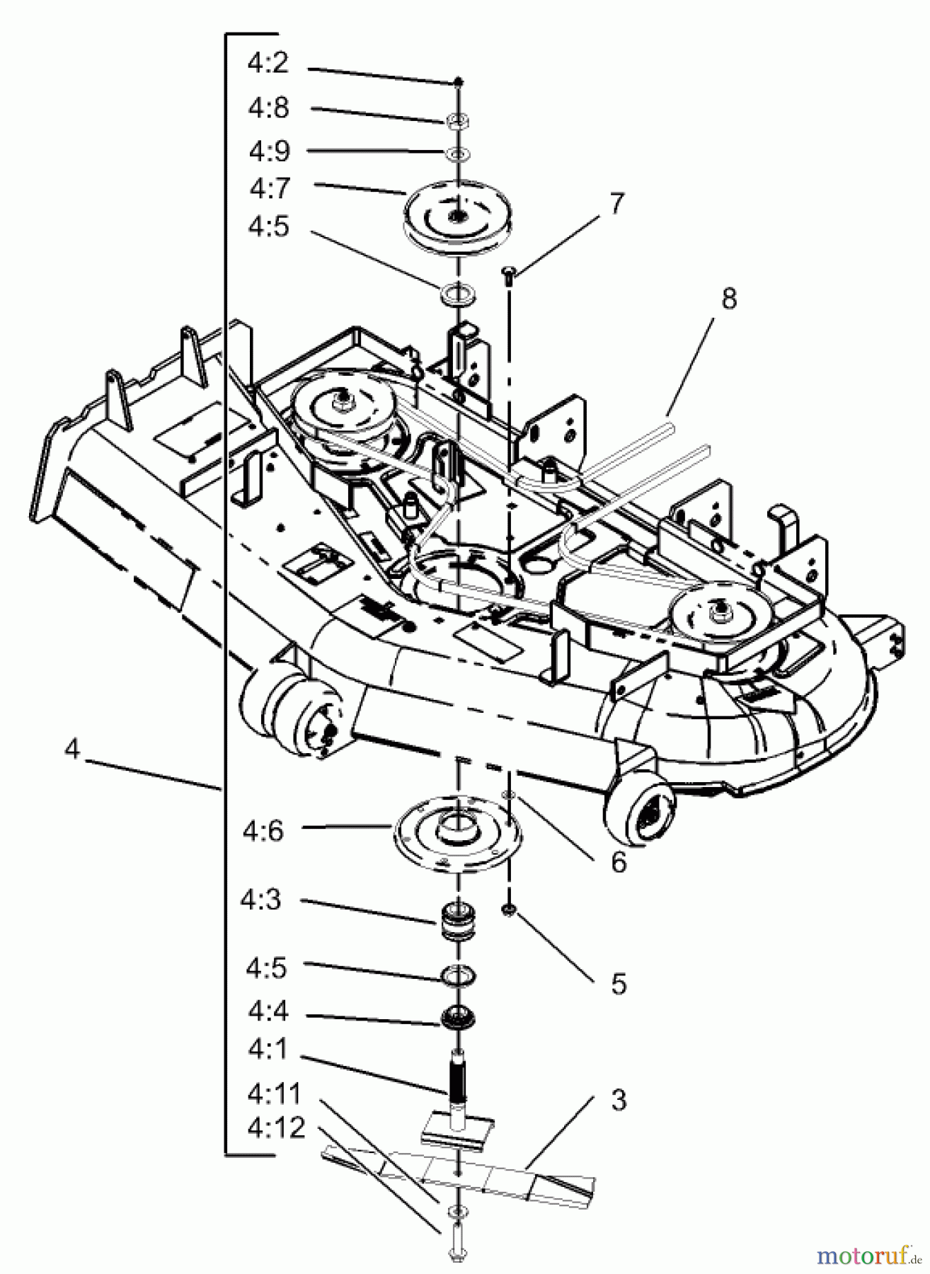  Zerto-Turn Mäher 74179 (Z149) - Toro Z Master Mower, 52