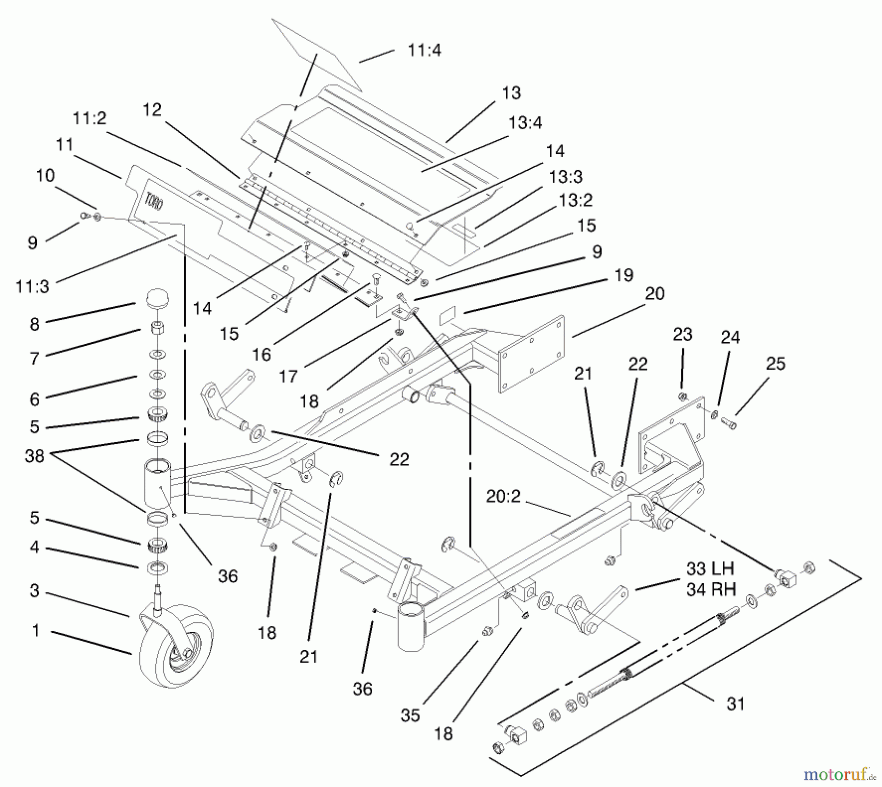  Zerto-Turn Mäher 74179 (Z149) - Toro Z Master Mower, 52