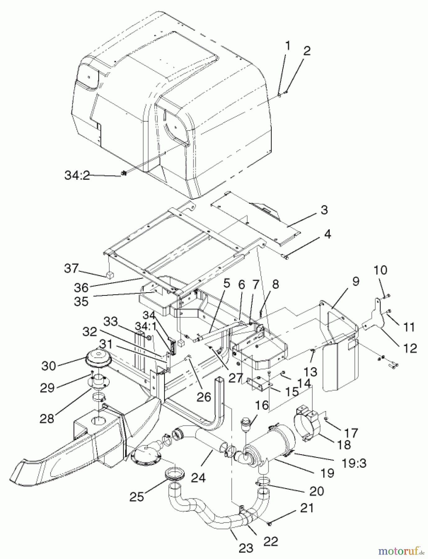  Zerto-Turn Mäher 74187 (Z350) - Toro Z Master 48