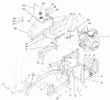 Zerto-Turn Mäher 74187 (Z350) - Toro Z Master 48" Mower and Bag (SN: 200000001 - 200000500) (2000) Listas de piezas de repuesto y dibujos ENGINE AND FUEL ASSEMBLY