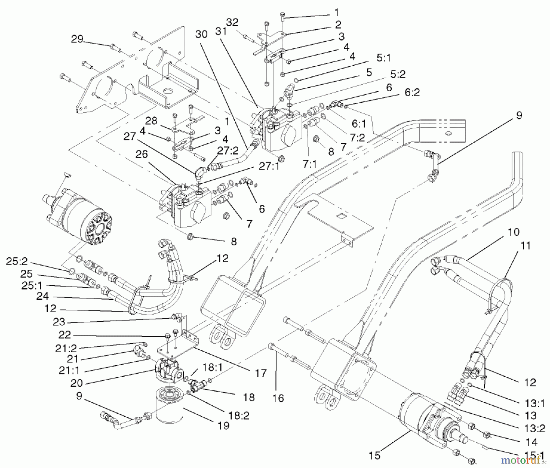  Zerto-Turn Mäher 74187 (Z350) - Toro Z Master 48