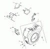 Zerto-Turn Mäher 74187 (Z350) - Toro Z Master 48" Mower and Bag (SN: 200000501 - 200999999) (2000) Listas de piezas de repuesto y dibujos BLOWER HOUSING & BAFFLES (KOHLER CH20S PS64644)