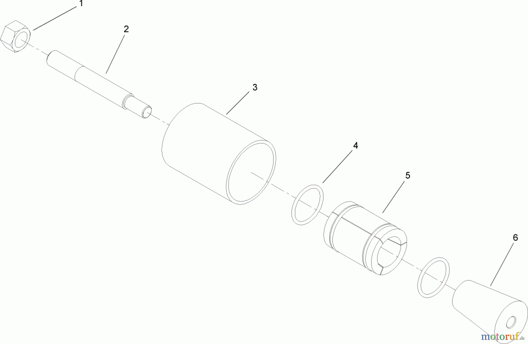  Compact Utility Attachments 22911 - Toro Vibratory Plow, Dingo Compact Utility Loaders (SN: 311000001 - 311999999) (2011) 2 INCH PULLER ASSEMBLY NO. 100-6294