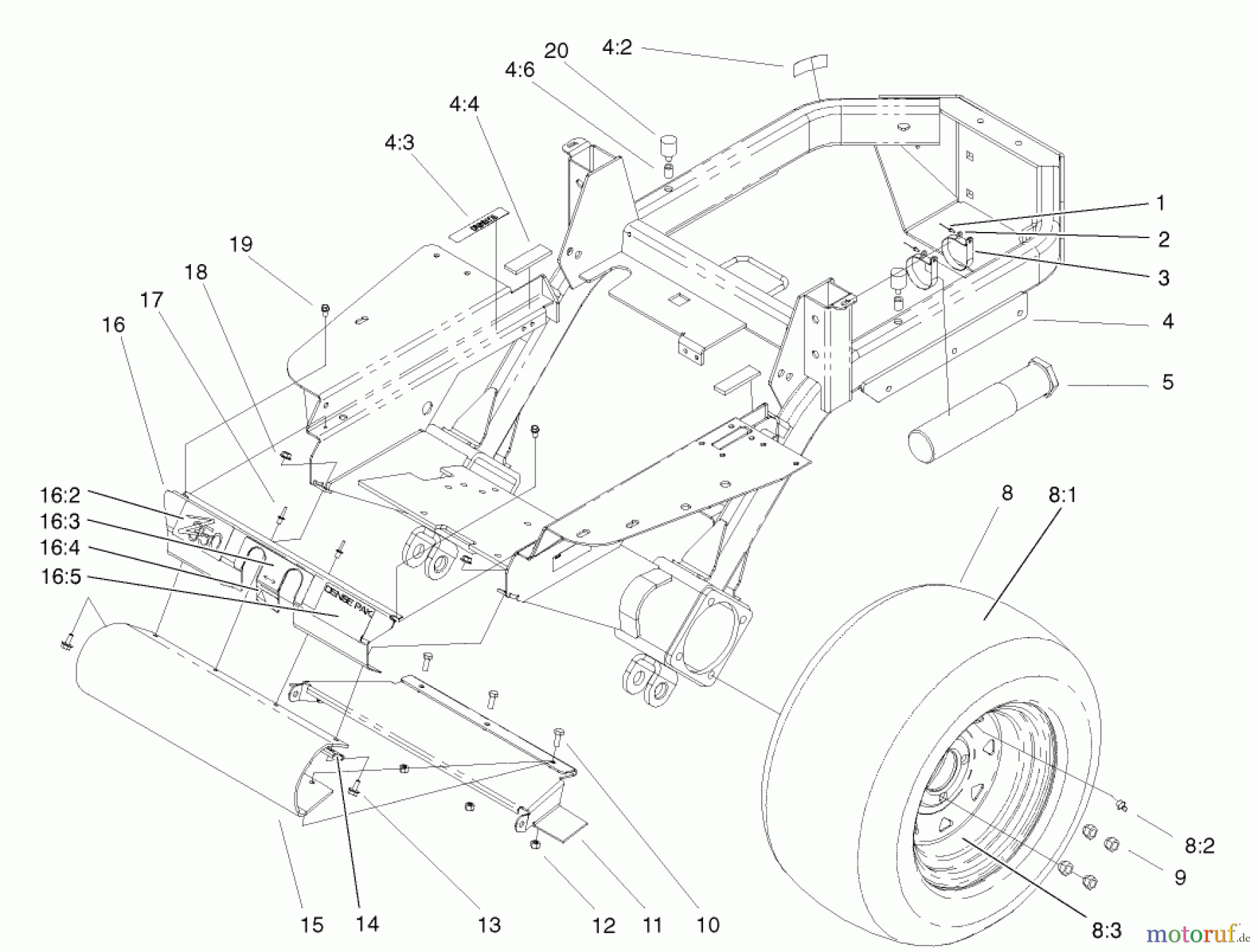  Zerto-Turn Mäher 74187 (Z350) - Toro Z Master 48