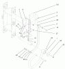 Compact Utility Attachments 22911 - Toro Vibratory Plow, Dingo Compact Utility Loaders (SN: 290000001 - 290999999) (2009) Listas de piezas de repuesto y dibujos INDICATING LEVER ASSEMBLY