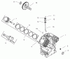 Zerto-Turn Mäher 74189 (Z355) - Toro Z Master 48" Mower and Bag (SN: 200000001 - 200000500) (2000) Listas de piezas de repuesto y dibujos CRANKCASE (KOHLER CH25S PS68656)