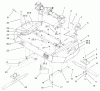 Zerto-Turn Mäher 74189 (Z355) - Toro Z Master 48" Mower and Bag (SN: 200000001 - 200000500) (2000) Listas de piezas de repuesto y dibujos DECK ASSEMBLY