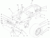 Zerto-Turn Mäher 74189 (Z355) - Toro Z Master 48" Mower and Bag (SN: 200000001 - 200000500) (2000) Listas de piezas de repuesto y dibujos TRACTION FRAME ASSEMBLY