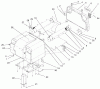 Zerto-Turn Mäher 74189 (Z355) - Toro Z Master 48" Mower and Bag (SN: 200000501 - 200999999) (2000) Listas de piezas de repuesto y dibujos BAGGER ASSEMBLY