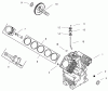 Zerto-Turn Mäher 74189 (Z355) - Toro Z Master 48" Mower and Bag (SN: 200000501 - 200999999) (2000) Listas de piezas de repuesto y dibujos CRANKCASE (KOHLER CH25S PS68656)