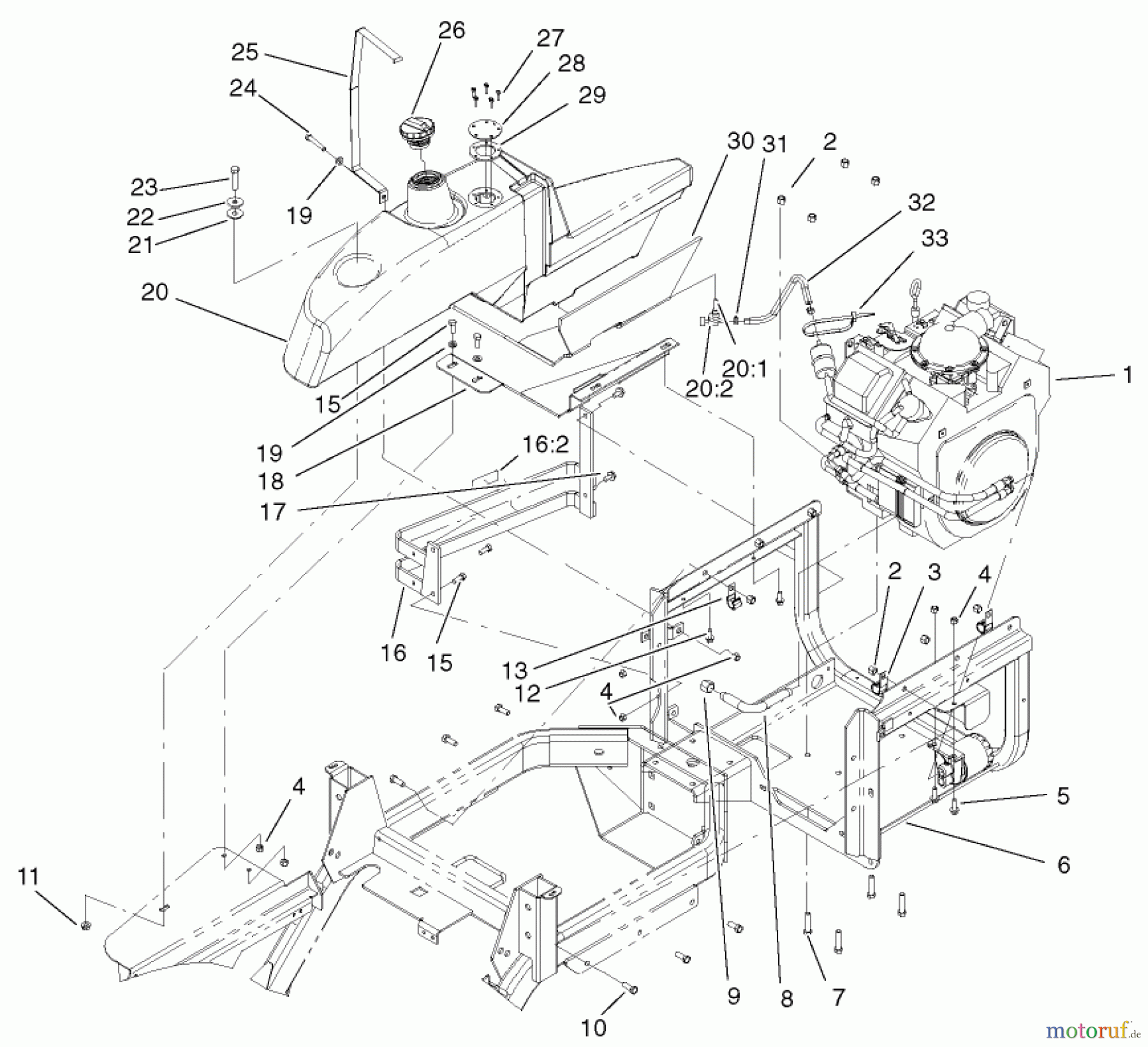  Zerto-Turn Mäher 74189 (Z355) - Toro Z Master 48