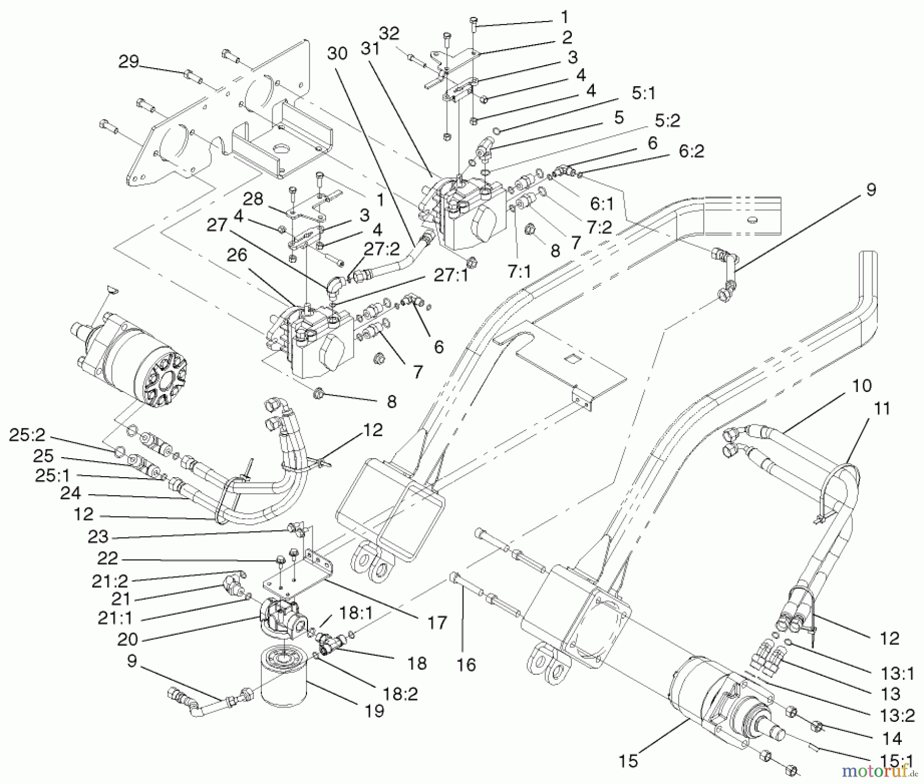  Zerto-Turn Mäher 74189 (Z355) - Toro Z Master 48