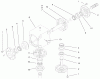 Zerto-Turn Mäher 74191 (Z320) - Toro Z Master 122cm Mower and Bagger (SN: 890001 - 890159) (1998) Listas de piezas de repuesto y dibujos GEAR BOX ASSEMBLY NO. 94-4641