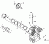 Zerto-Turn Mäher 74191 (Z320) - Toro Z Master 122cm Mower and Bagger (SN: 890160 - 895000) (1998) Listas de piezas de repuesto y dibujos CRANKCASE