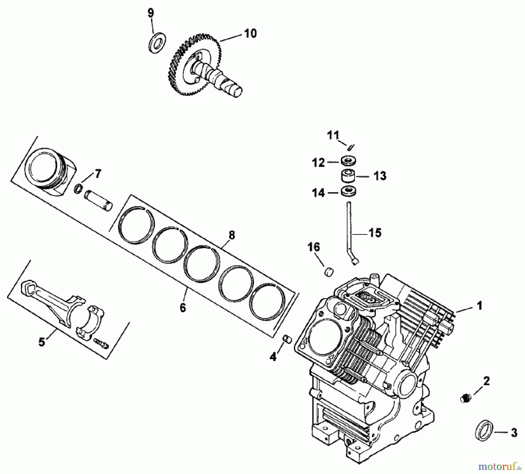  Zerto-Turn Mäher 74191 (Z320) - Toro Z Master 122cm Mower and Bagger (SN: 890160 - 895000) (1998) CRANKCASE