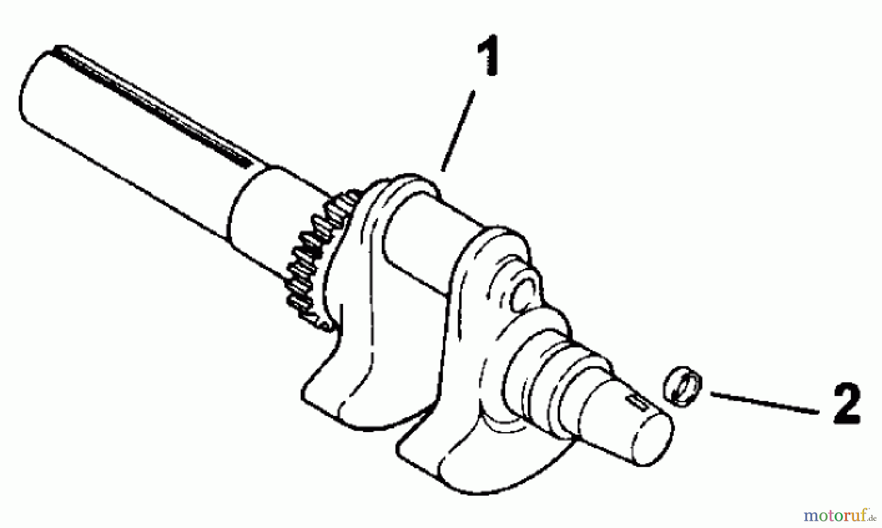  Zerto-Turn Mäher 74191 (Z320) - Toro Z Master 122cm Mower and Bagger (SN: 890160 - 895000) (1998) CRANKSHAFT