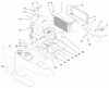 Zerto-Turn Mäher 74191 (Z320) - Toro Z Master 122cm Mower and Bagger (SN: 890160 - 895000) (1998) Listas de piezas de repuesto y dibujos ENGINE & FUEL TANK