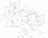 Zerto-Turn Mäher 74191 (Z320) - Toro Z Master 122cm Mower and Bagger (SN: 890160 - 895000) (1998) Listas de piezas de repuesto y dibujos FRAME & WHEELS