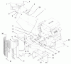 Zerto-Turn Mäher 74191 (Z320) - Toro Z Master 122cm Mower and Bagger (SN: 890160 - 895000) (1998) Listas de piezas de repuesto y dibujos HEAT SHIELDS AND EXHAUST