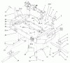 Zerto-Turn Mäher 74195 (Z350) - Toro Z Master 48" Mower and Bag (SN: 200000001 - 200999999) (2000) Listas de piezas de repuesto y dibujos DECK ASSEMBLY